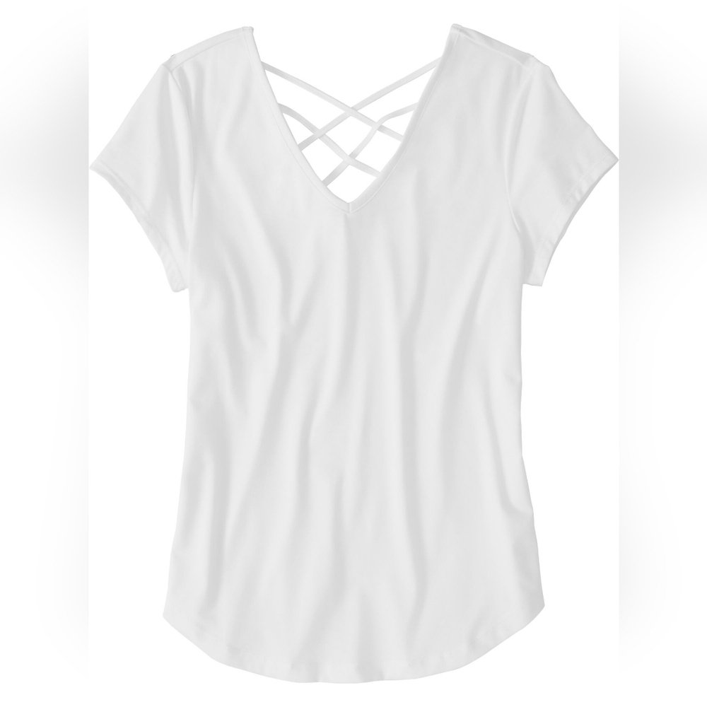 Title Nine Yasumi Short Sleeve Top - White
